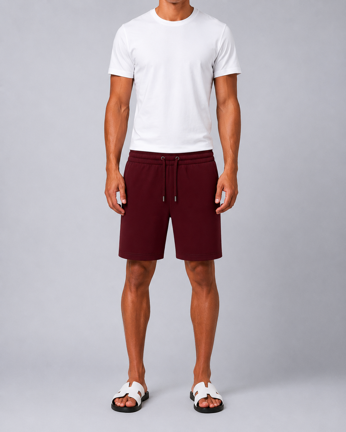 Bordeauxrode shorts