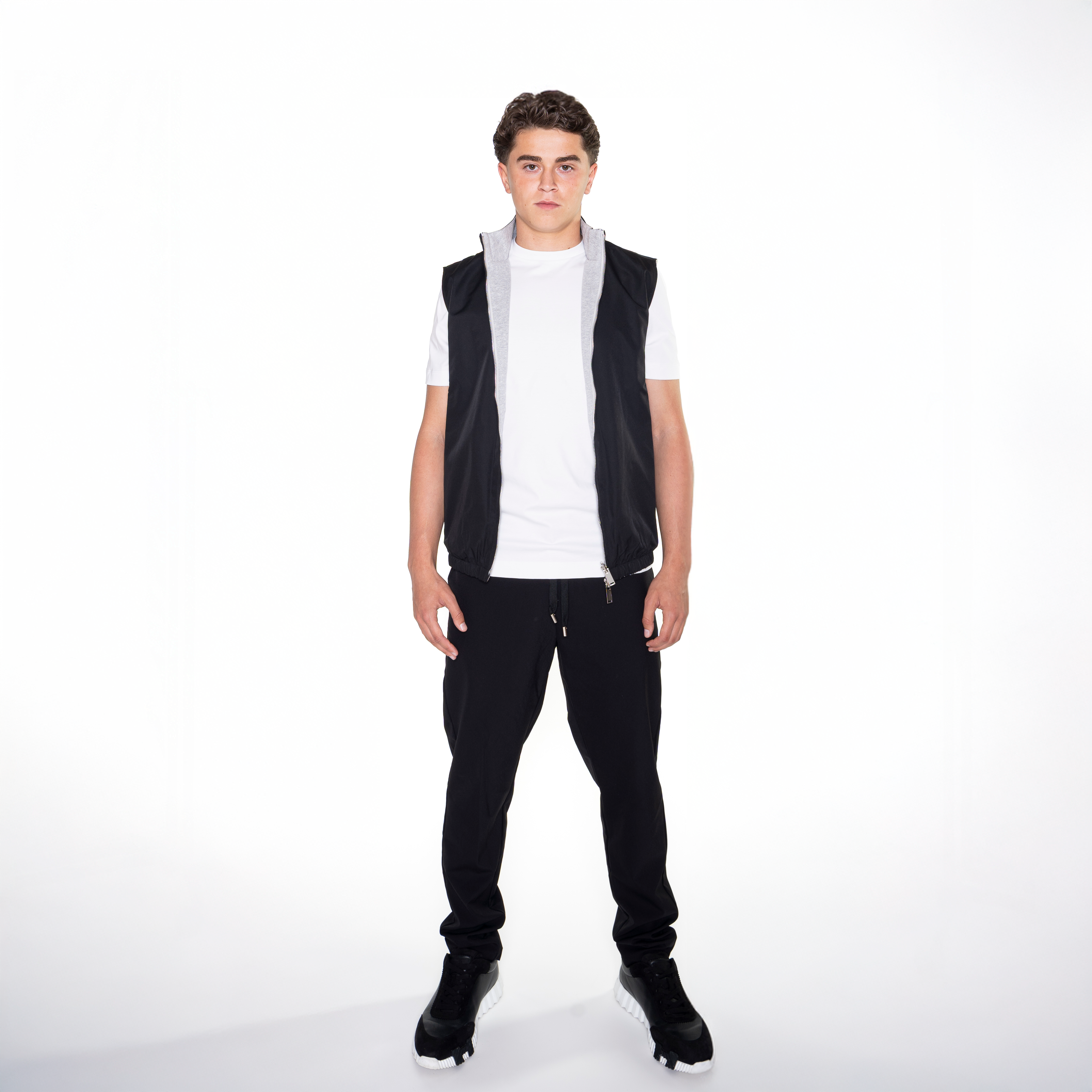 Nachtzwarte bodywarmer