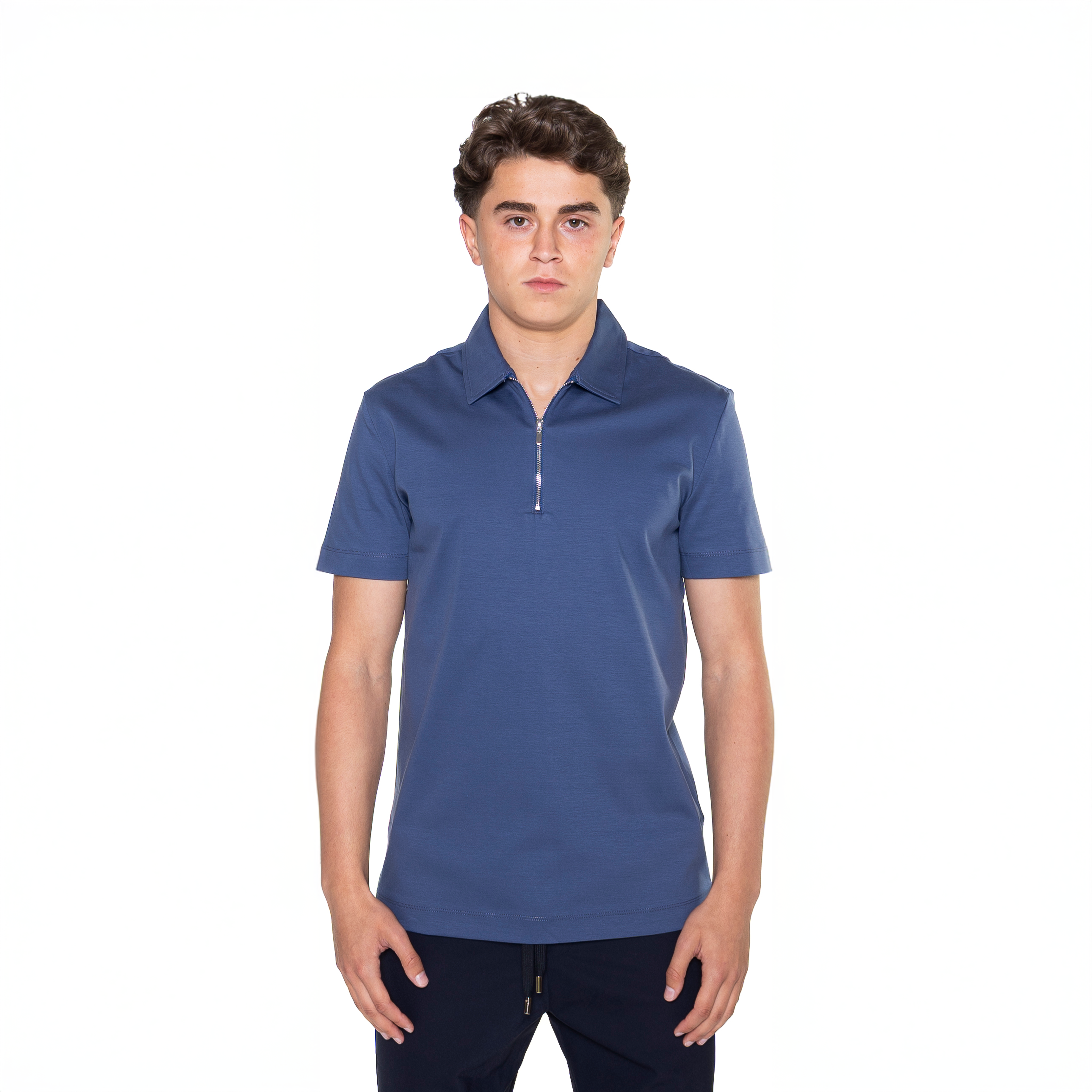 Nachtblauwe polo