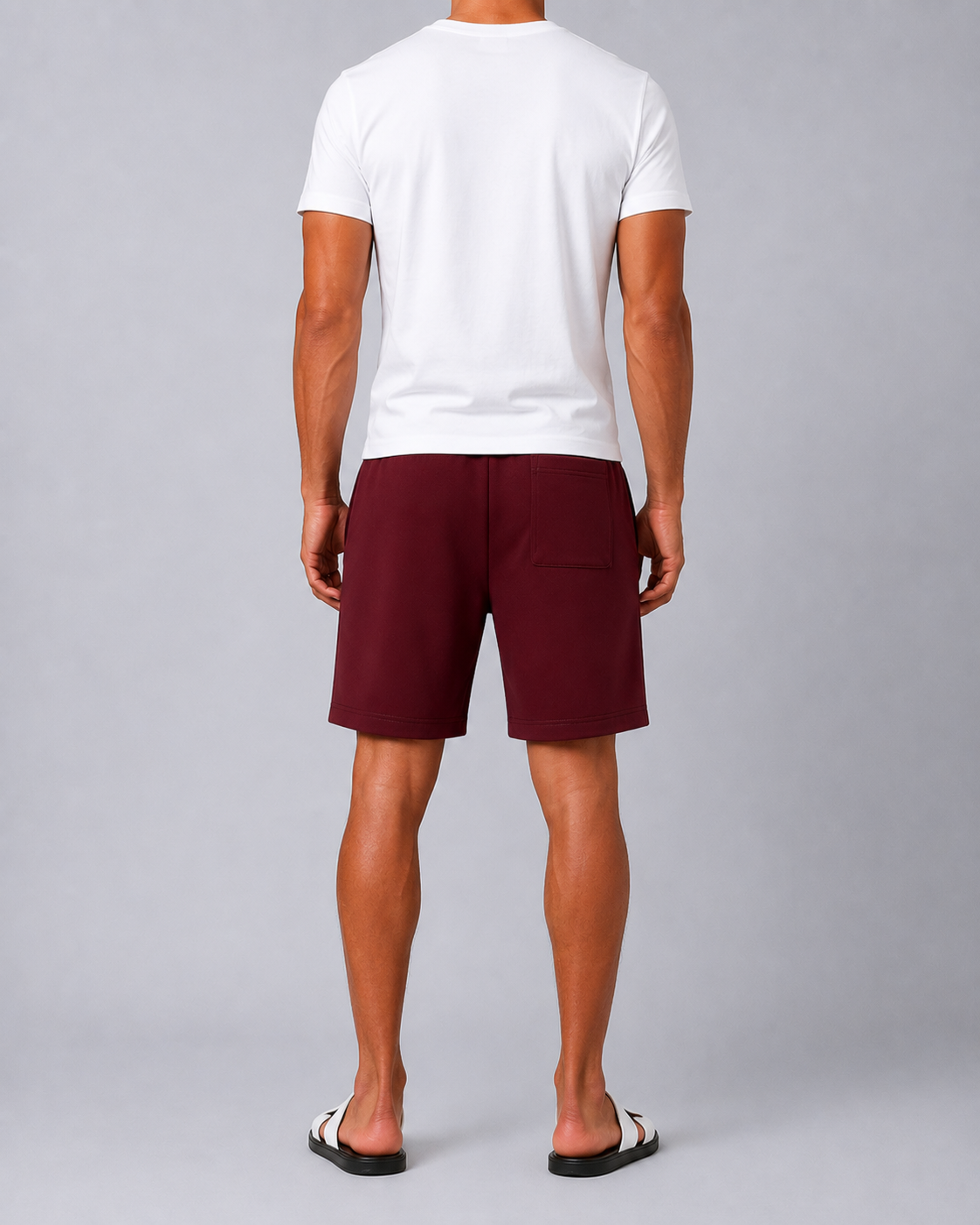 Bordeauxrode shorts