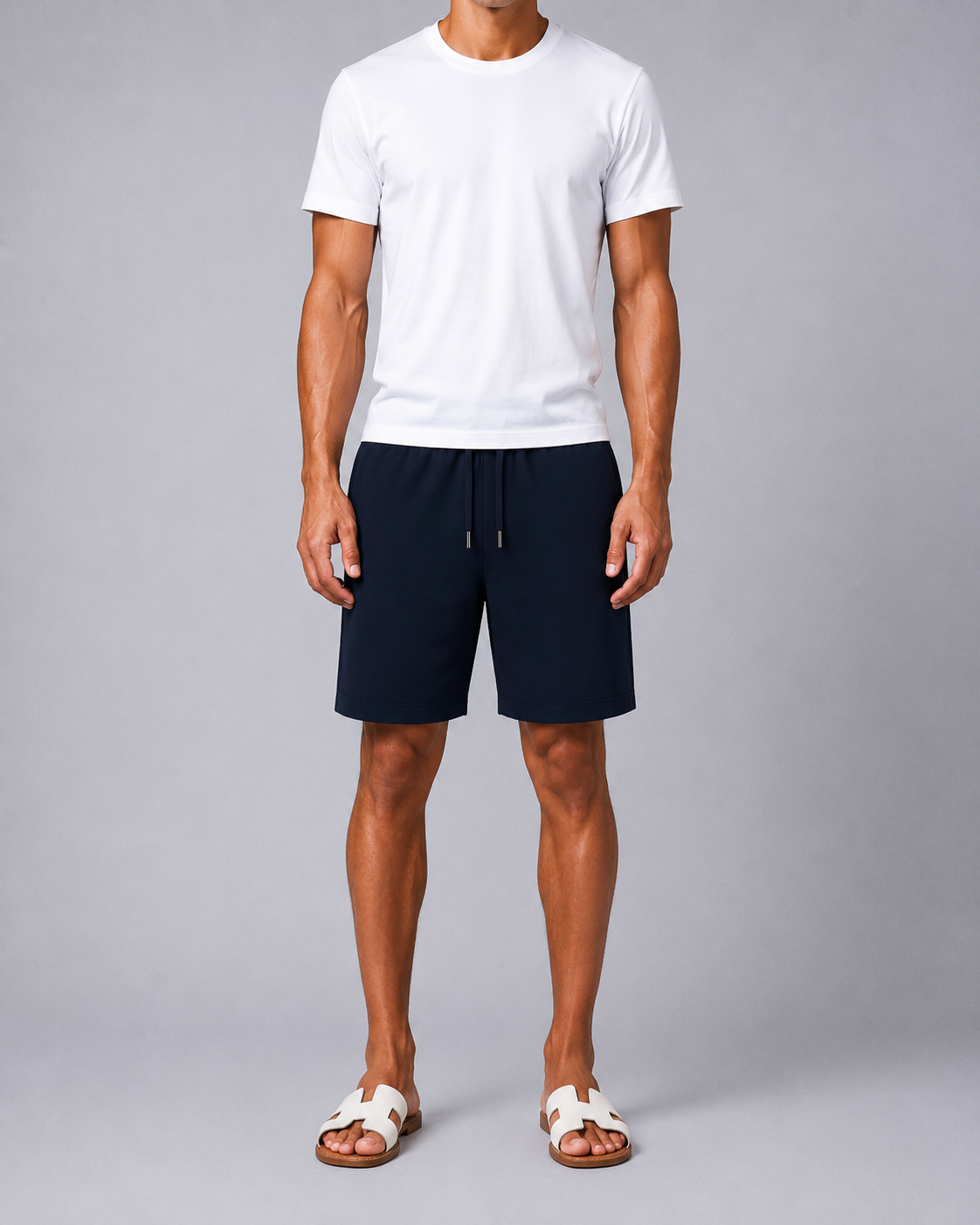 Donkerblauwe shorts
