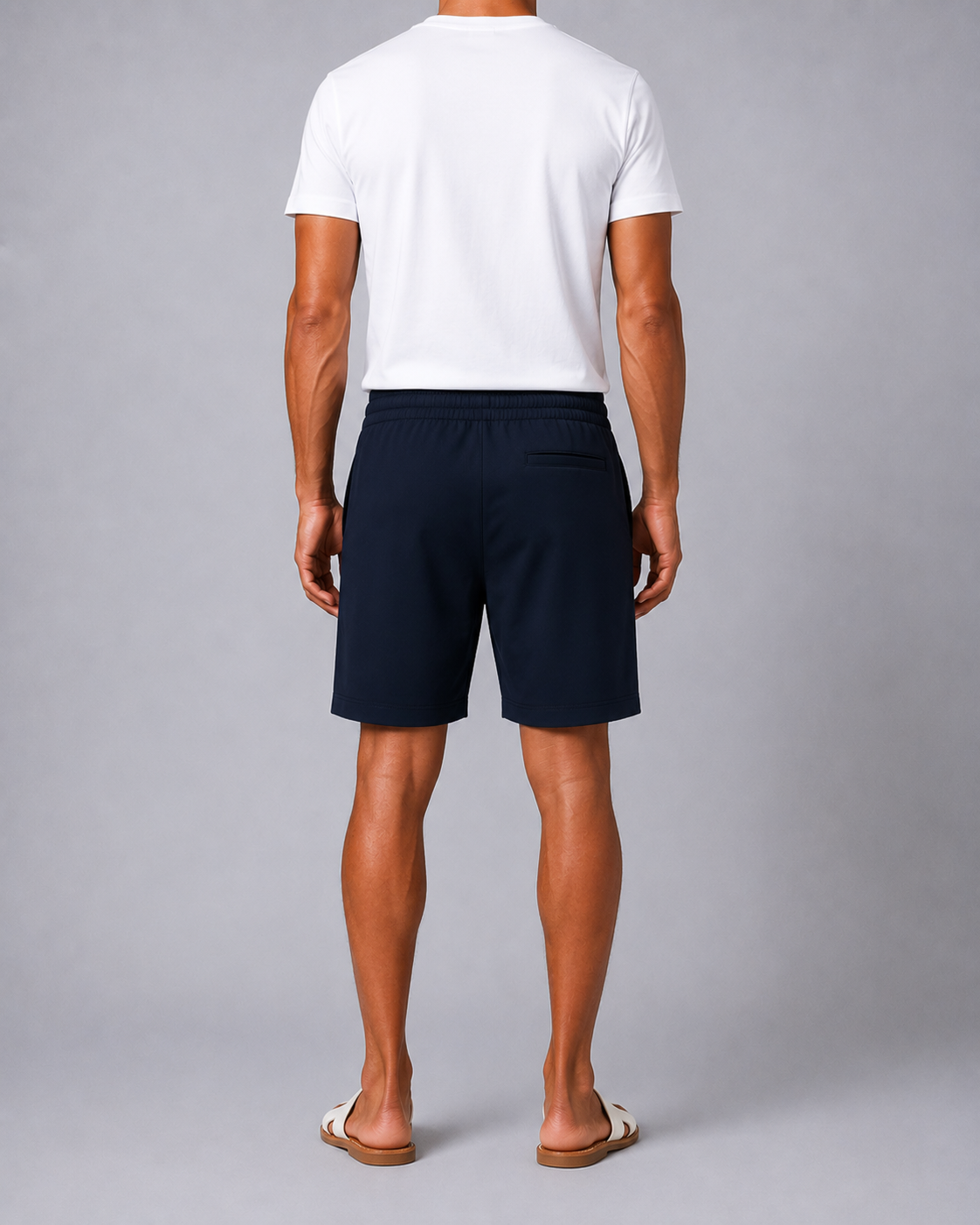 Donkerblauwe shorts