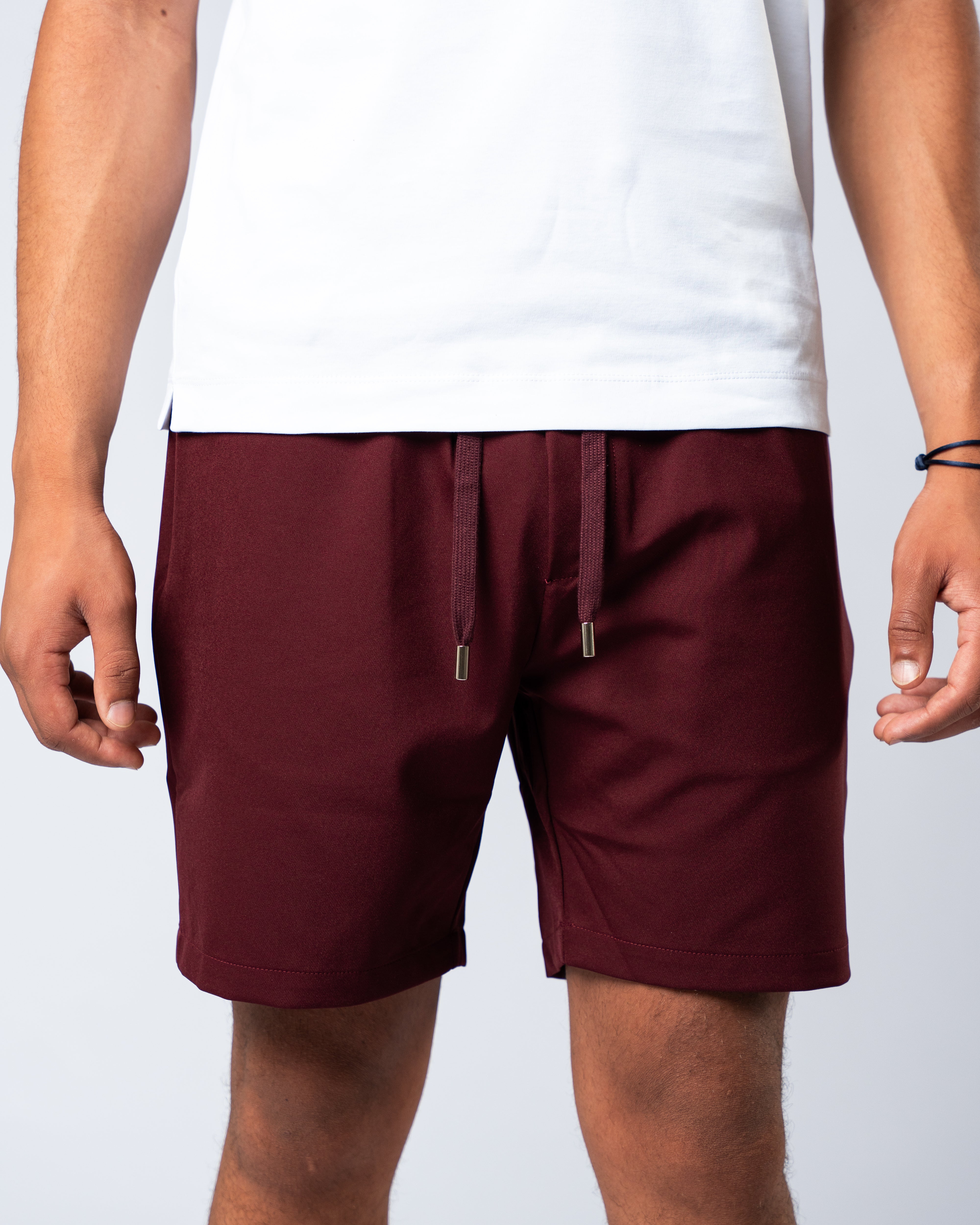 Bordeauxrode shorts