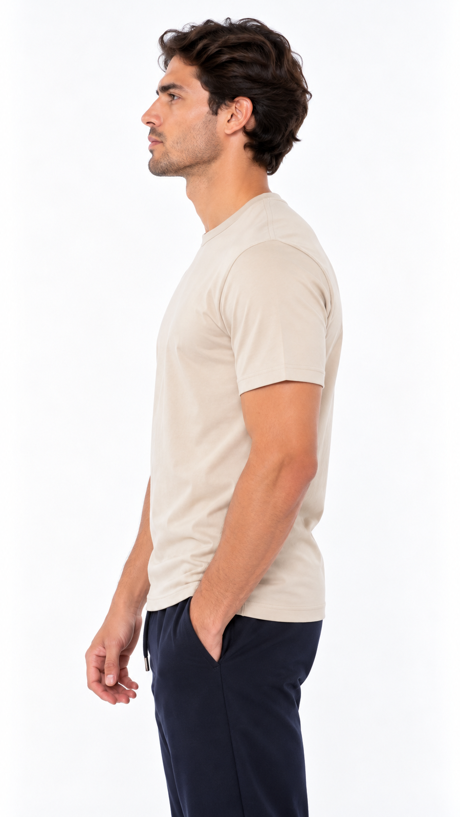 Beige | Shiny Shirt